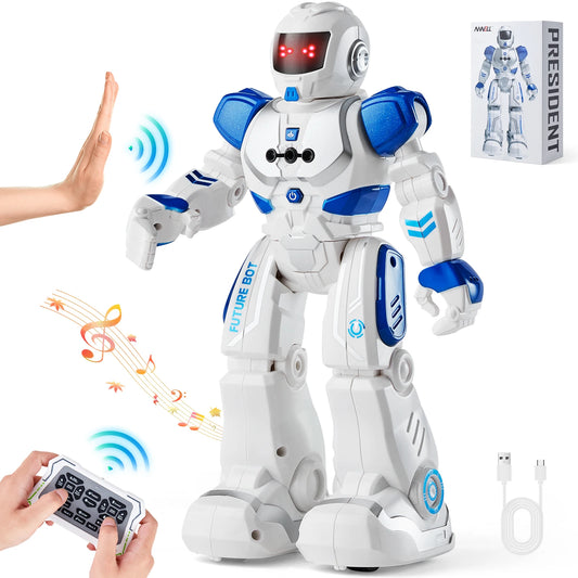 SucceBuy RC Robot Toy – Walking, Singing, Dancing Action Figure with Gesture Sensor | Smart Interactive Gift for Kids Ages 3+